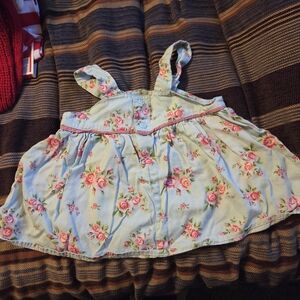 Carter's Floral Camisole - Light Blue and Pink